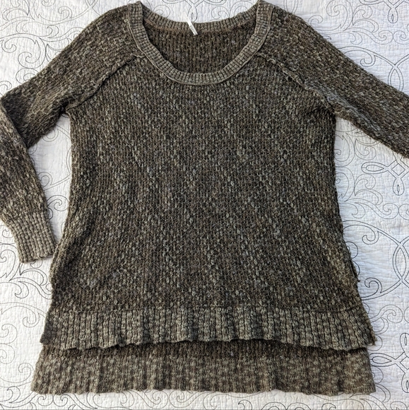 Free People Honeycomb Knit Sweater - Picture 1 of 10